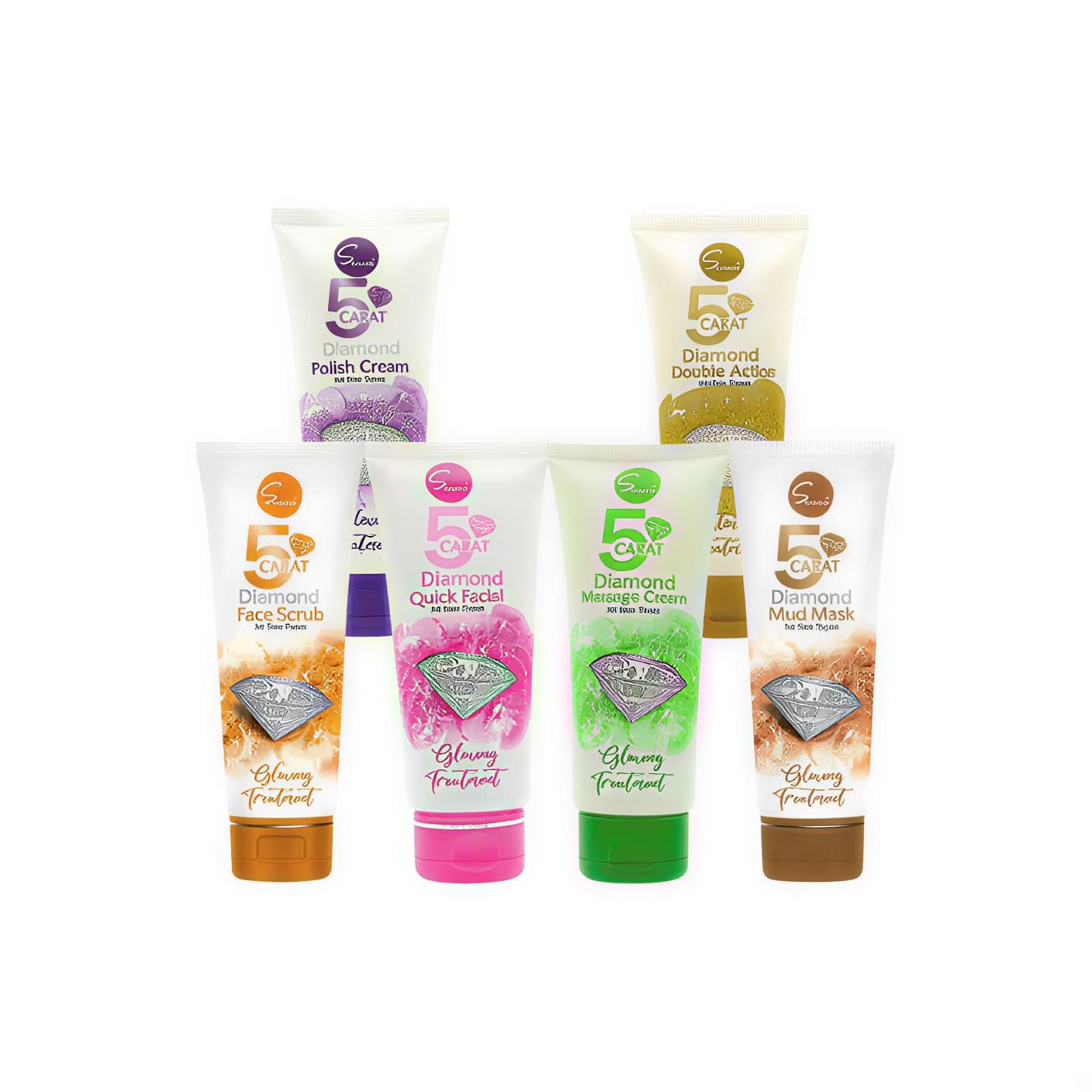 5 Carat Diamond Facial Tube Bundle