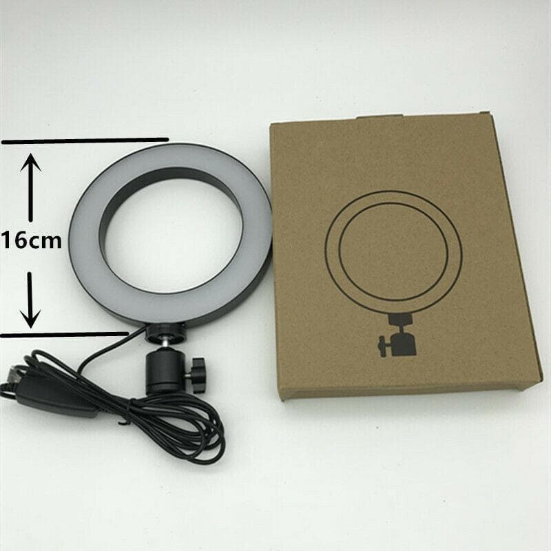 16cm Ring Light With 3 Modes