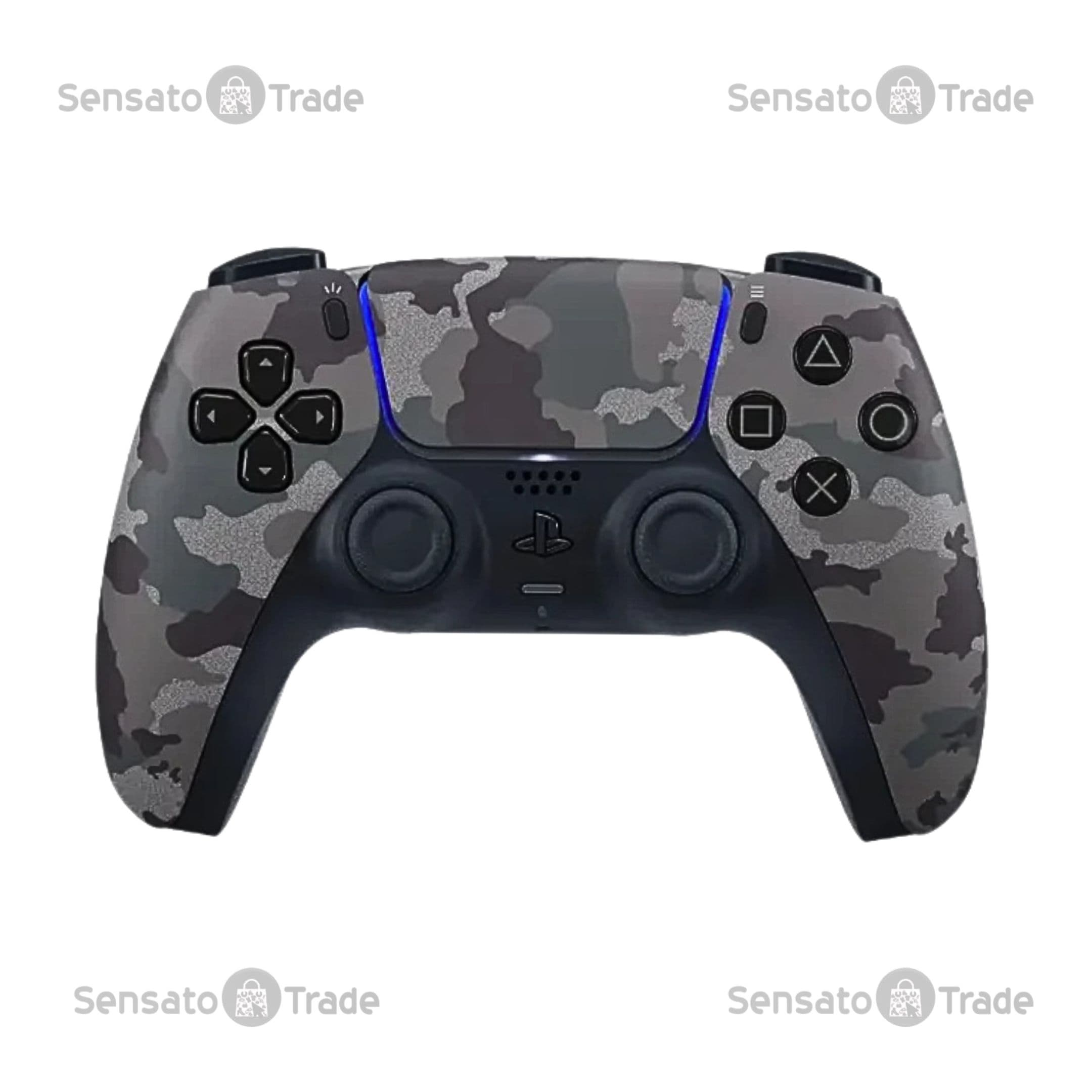 PS5 Controller in Gray Camouflage.