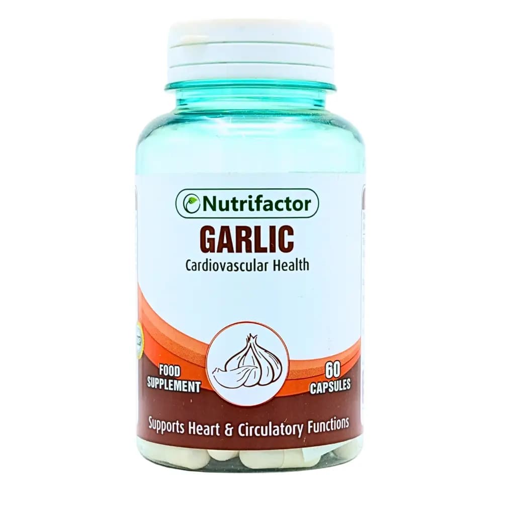 Garlic Capsules support healthy heart function, improve blood circulation & maintain a healthy immune system