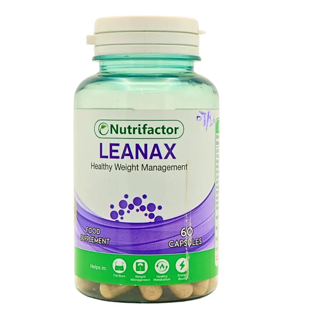 Leanax Capsules by Nutrifactor is an innovative dietary supplement composed of natural and pure herbal ingredients for body weight management.