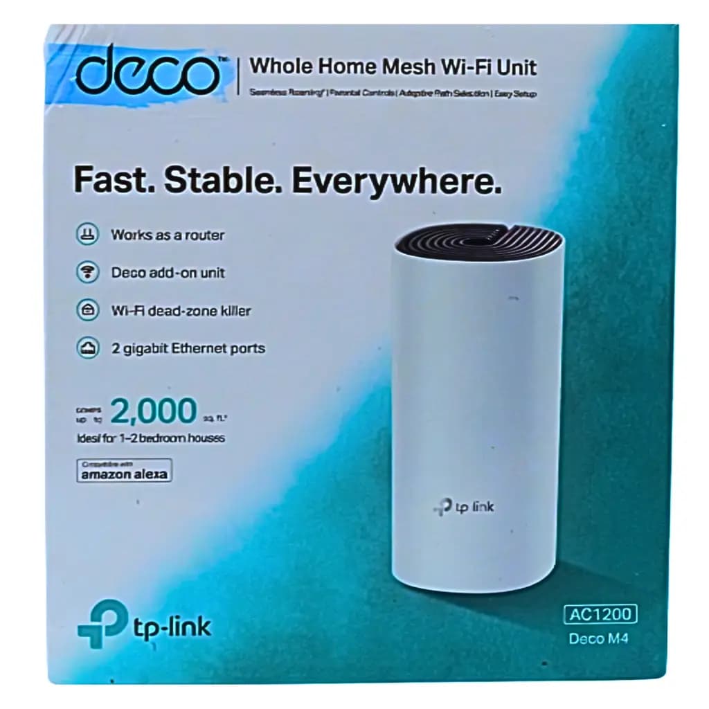 TP-Link Deco M4 Whole Home Mesh Wi-Fi System AC1200