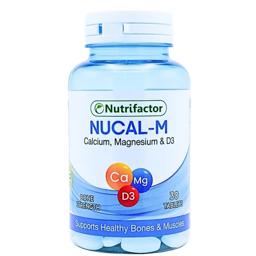 Nucal-M activates Vitamin D, supports nerve impulses & enhances muscle function. 