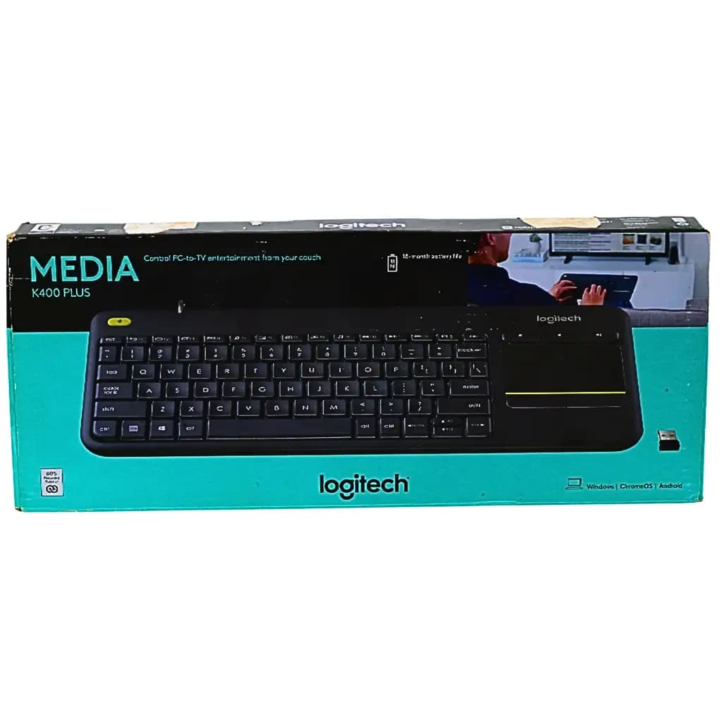 Logitech K400 Plus Wireless Touch Keyboard - View 1