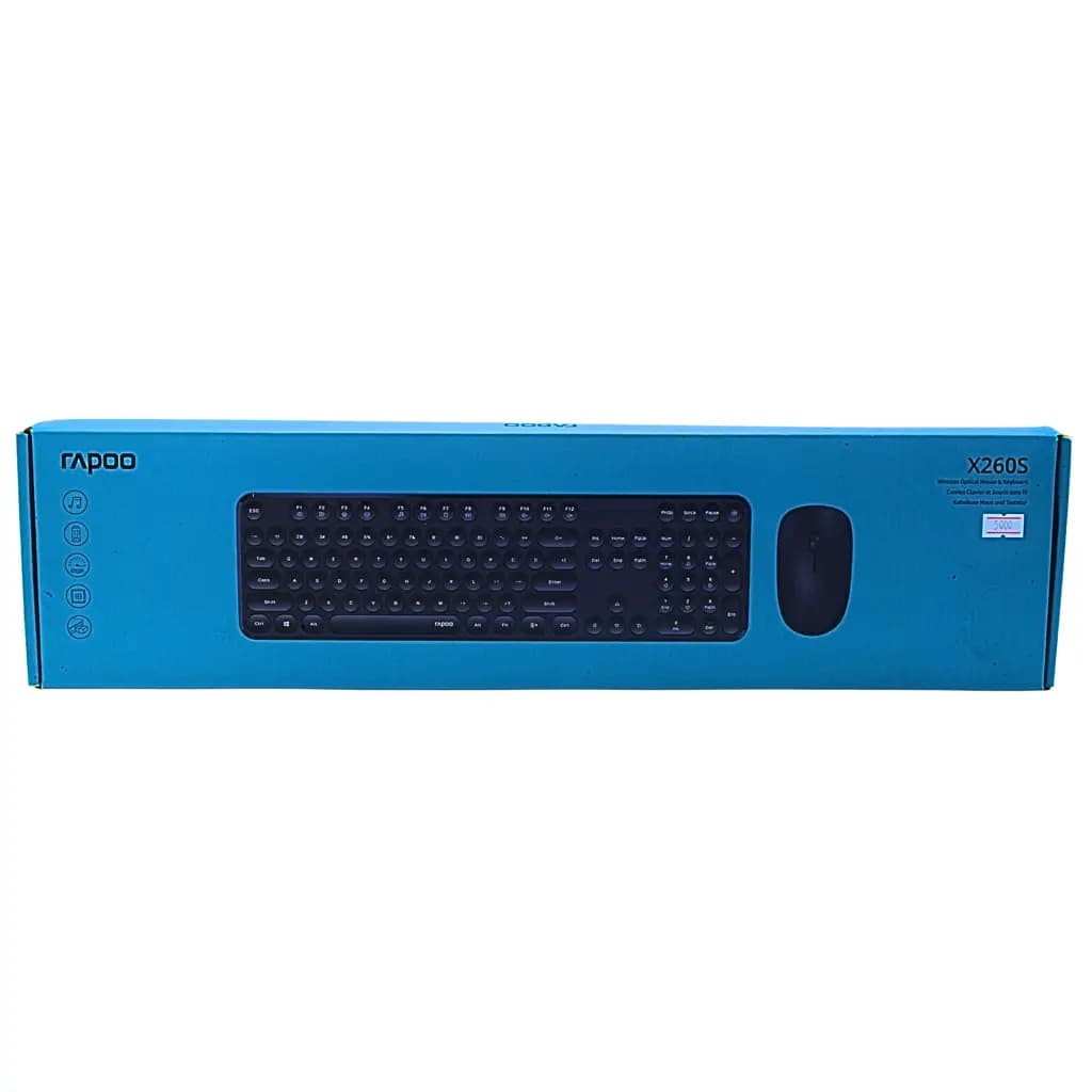 Rapoo X260S Wireless Optical Mouse & Keyboard Combo - View 4