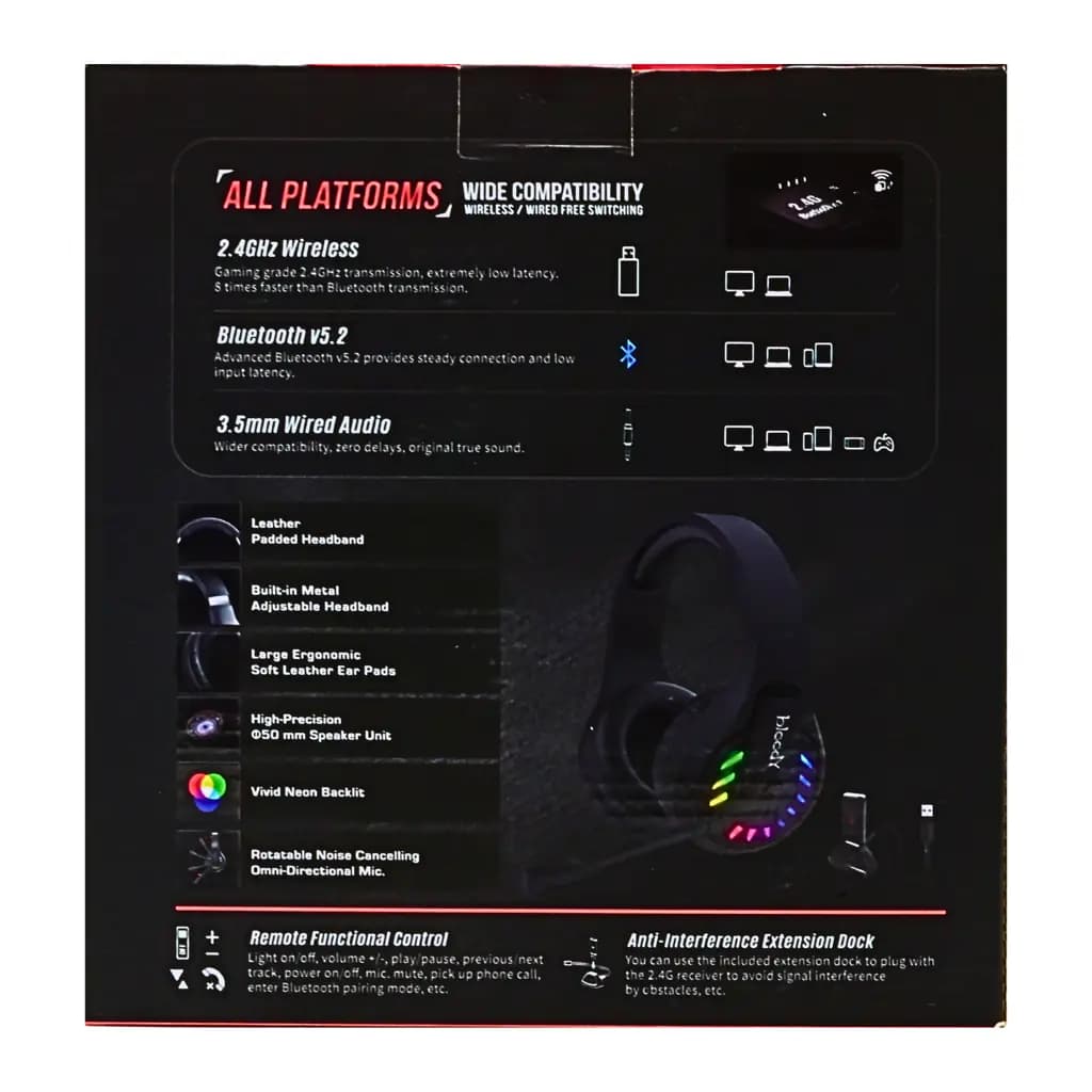 Buy the Bloody GR-230 wireless gaming headset with deep sound base, comfortable fit, and wireless freedom.