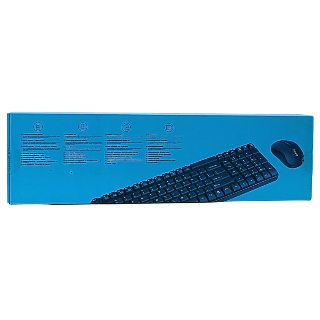 Rapoo X1800S Wireless Optical Keyboard and Mouse Combo - View 4