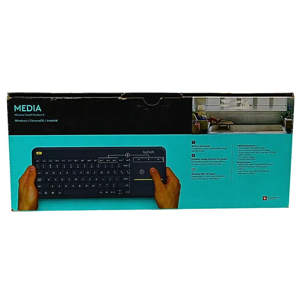 Logitech K400 Plus Wireless Touch Keyboard - View 2