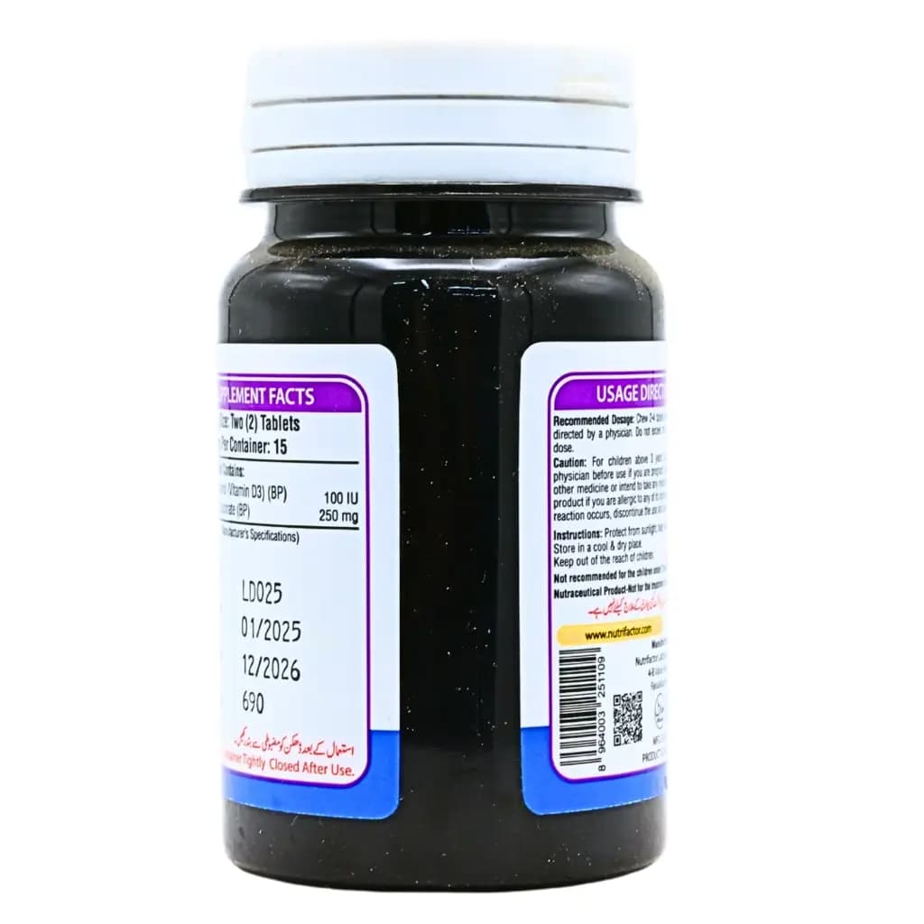 Lacta-D is the easy way to get your daily calcium & vitamin D3 dose for optimal bone & dental health. 