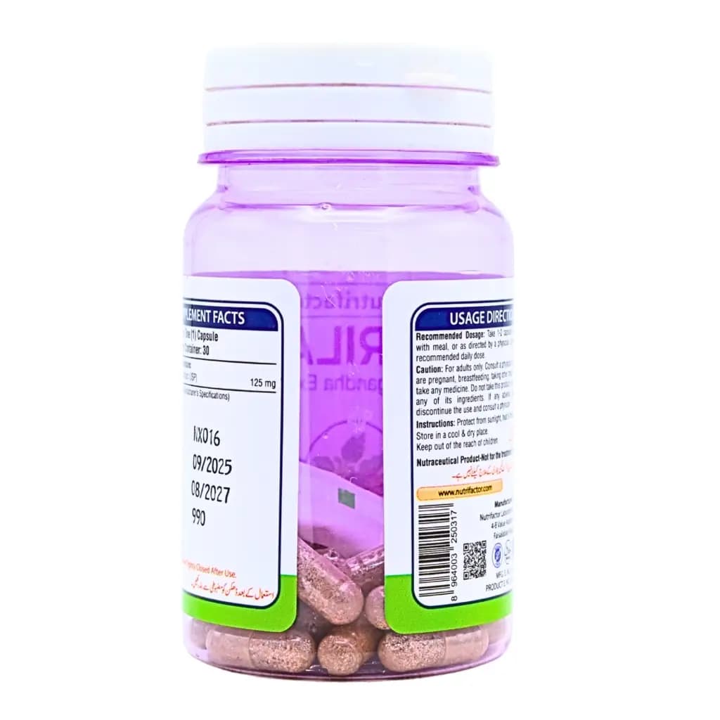 Nurilax Capsules with 500 mg of Ashwagandha extract help relieve stress. 