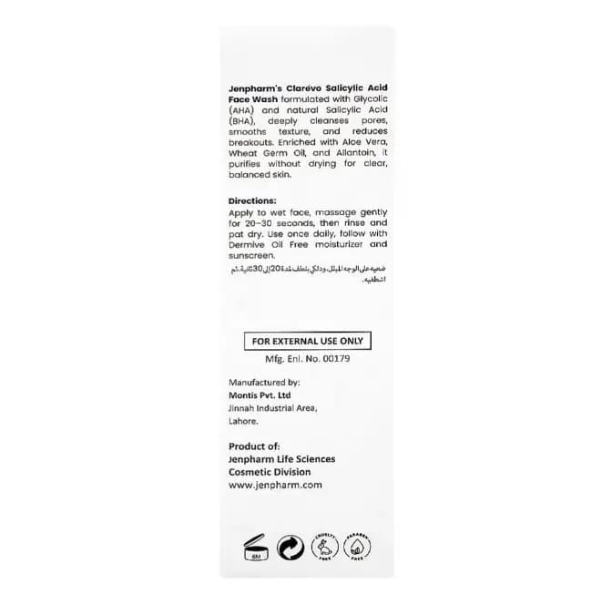 Clarevo Salicylic Acid Facewash - View 4