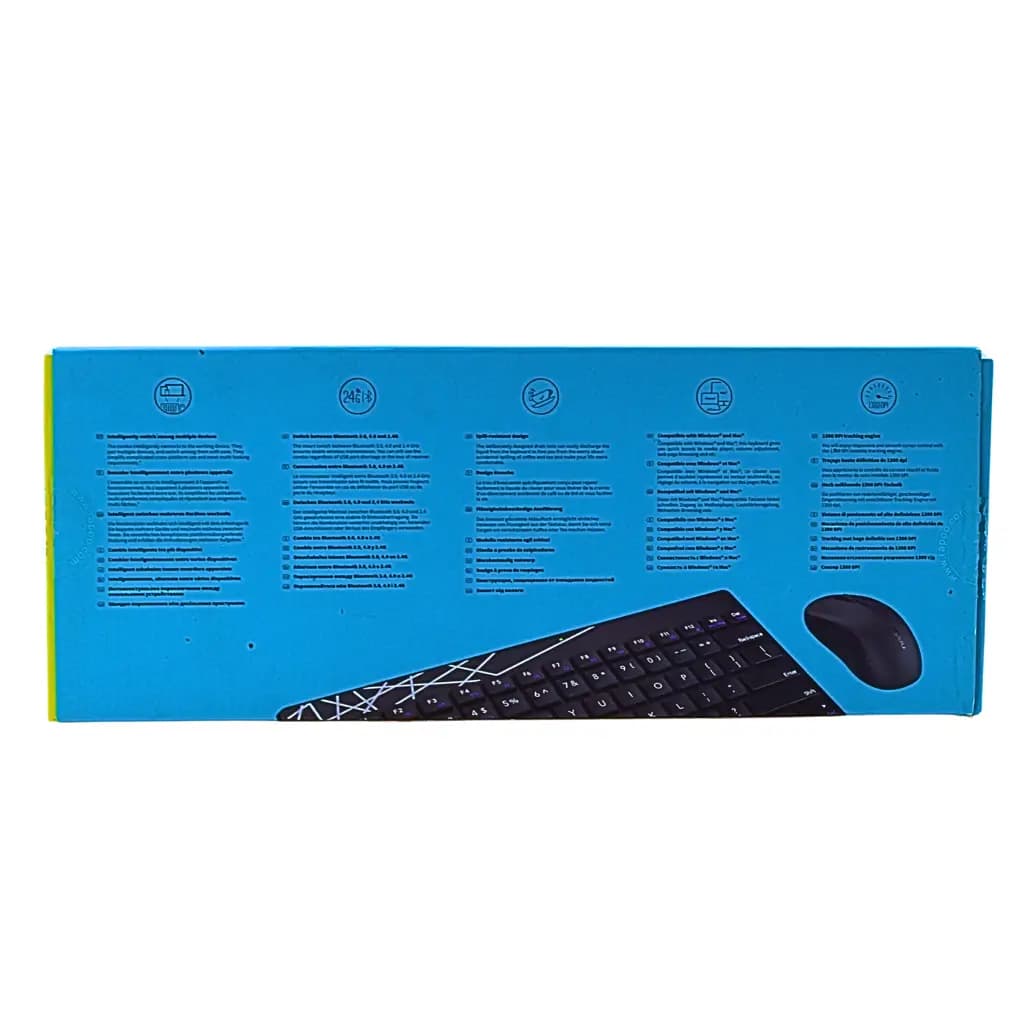 Rapoo 8000M Bluetooth and Wireless Keyboard Mouse Combo - View 4