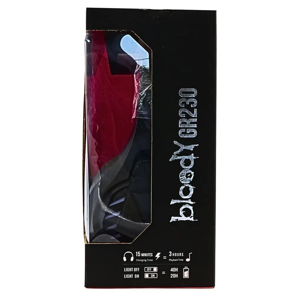 Buy the Bloody GR-230 wireless gaming headset with deep sound base, comfortable fit, and wireless freedom.
