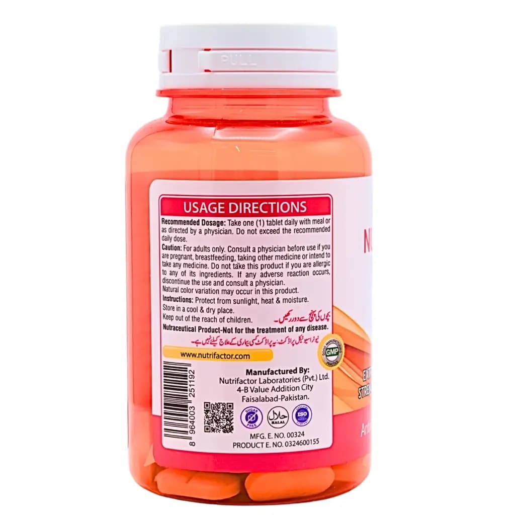 Nutri-C 1000 boost your immune system, enhance antioxidant protection, and support overall health.