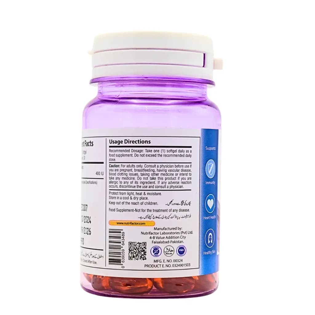 E-Cell Nutrifactor nourishes cells, improves heart health, & promotes overall well-being.