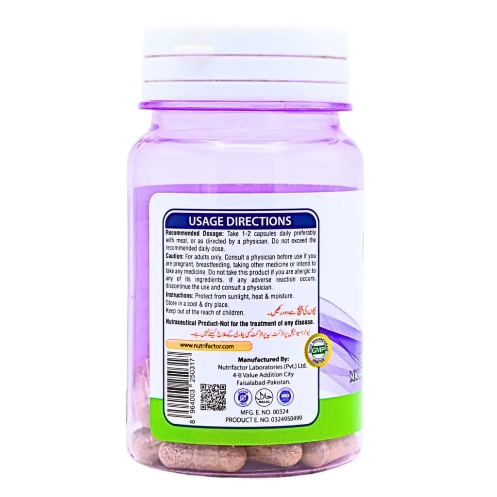 Nurilax Capsules with 500 mg of Ashwagandha extract help relieve stress. 