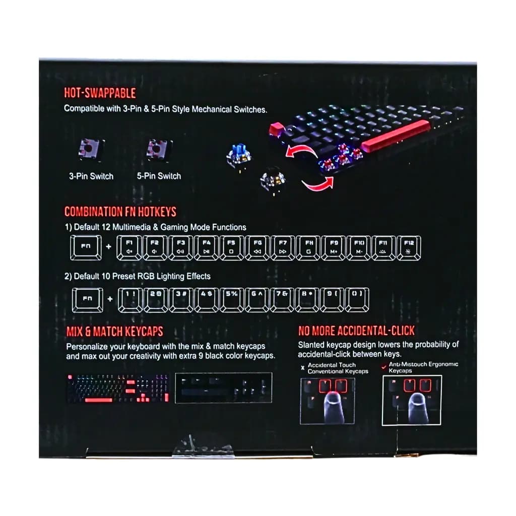 Bloody S520N Mechanical Gaming Keyboard - View 3