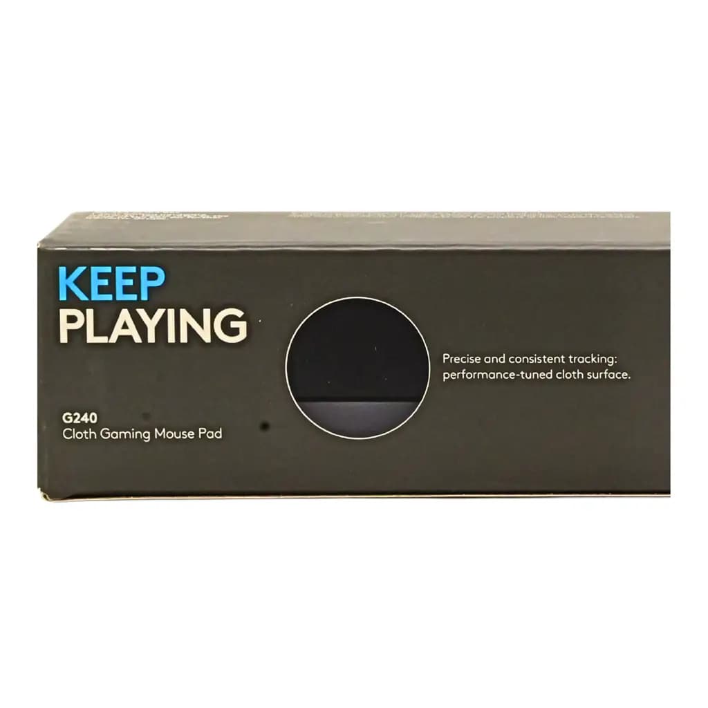 Shop Logitech G240 gaming mouse pad with surface texture for accurate mouse tracking and smooth gaming performance.