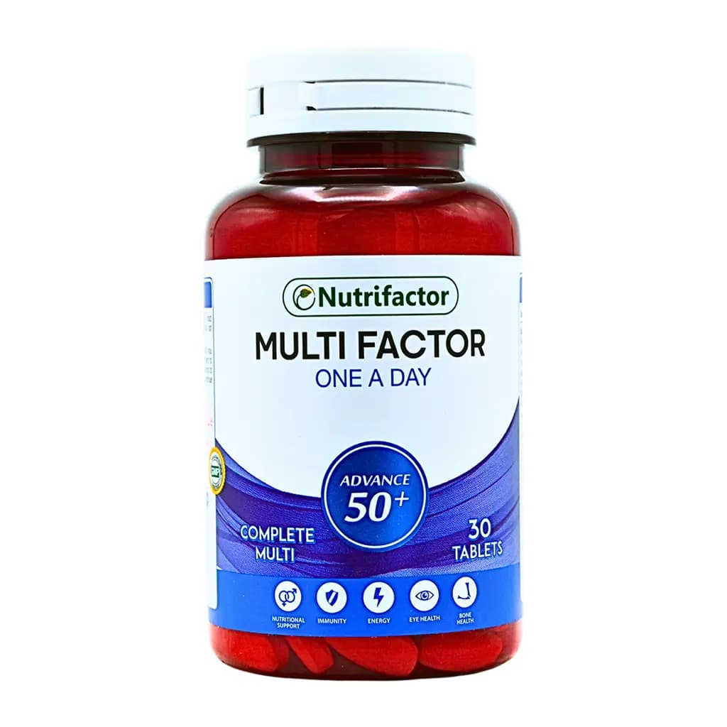 Nutrifactor Multifactor 22 Vitamins is a nutritional supplement formulated with vitamins and minerals.
