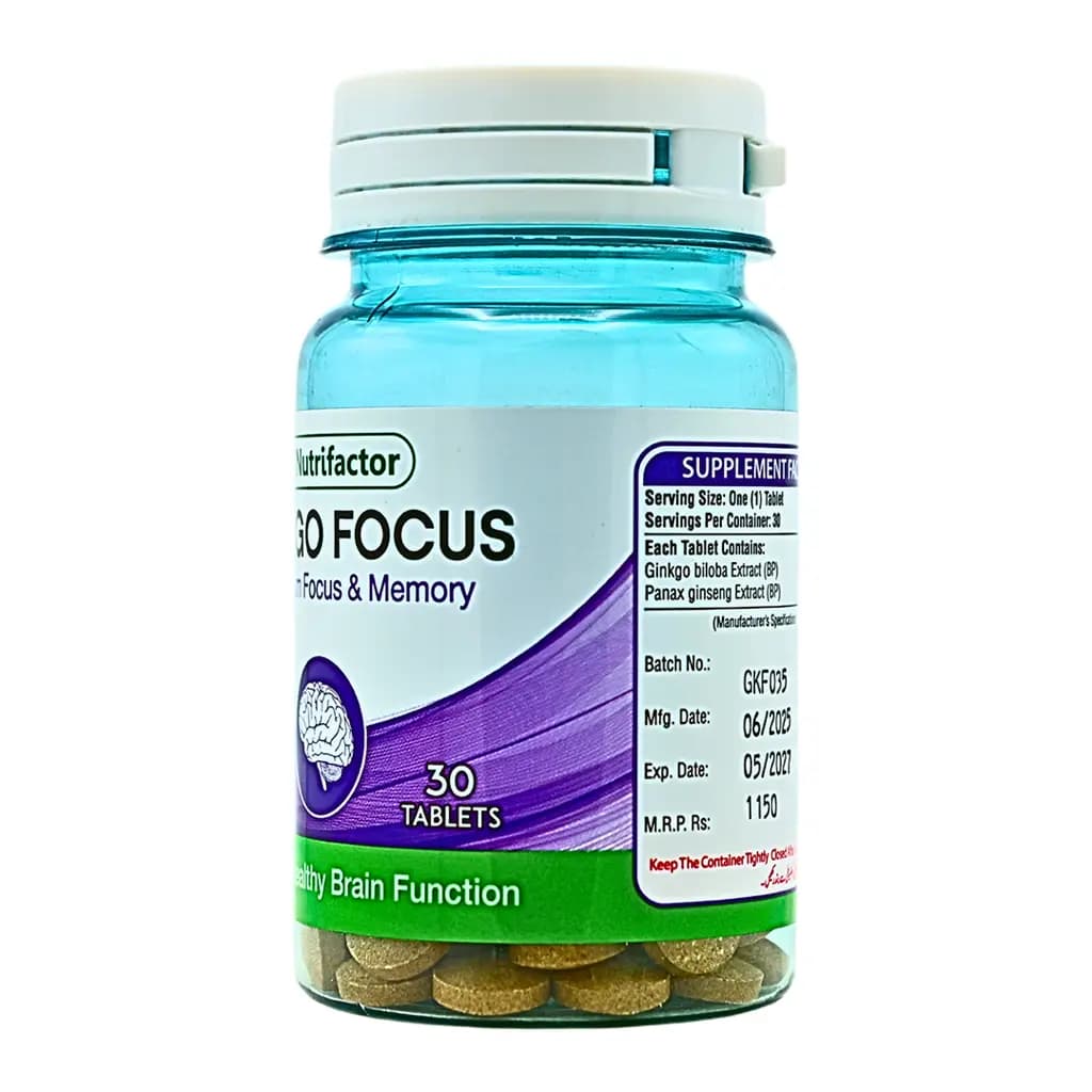 Ginkgo Focus is a Nutrifactor product that is a special blend of some of the most valuable natural substances aimed at improving focus and concentration.