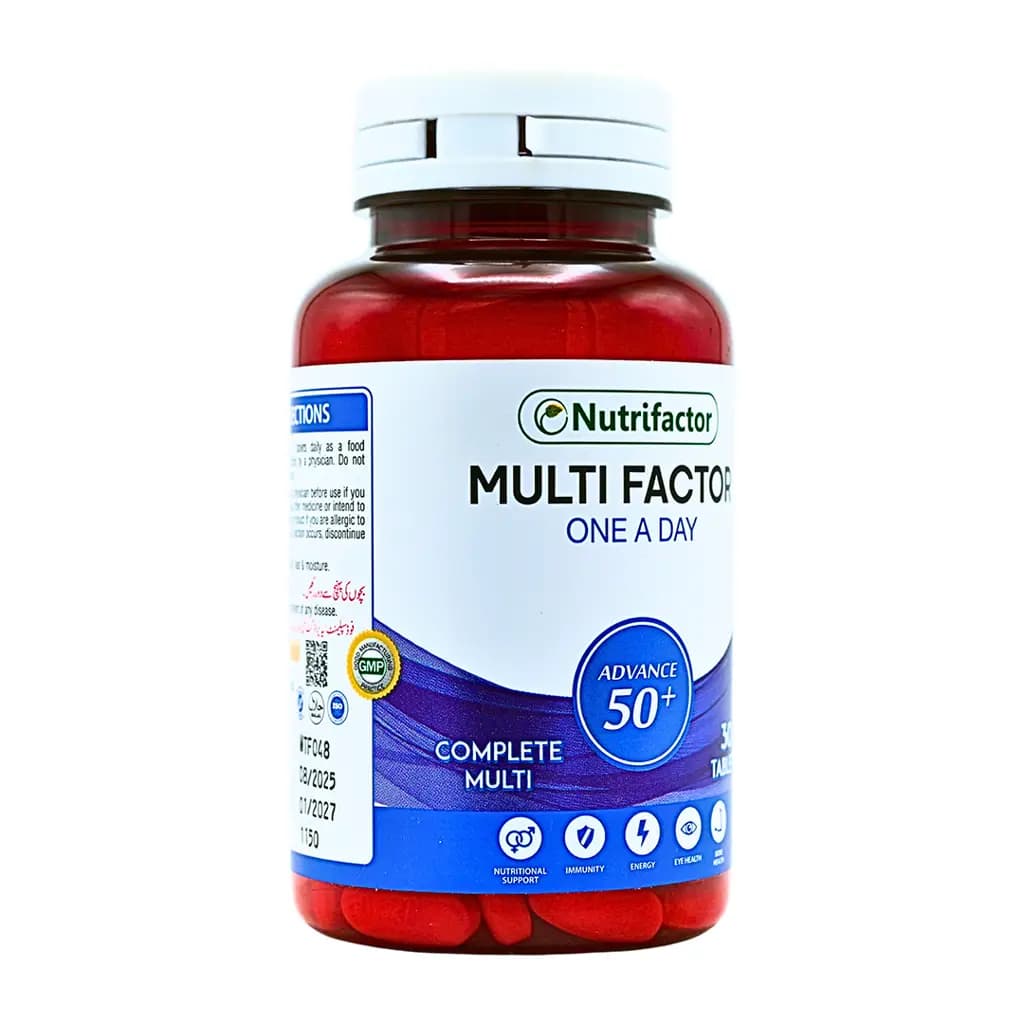 Nutrifactor Multifactor 22 Vitamins is a nutritional supplement formulated with vitamins and minerals.