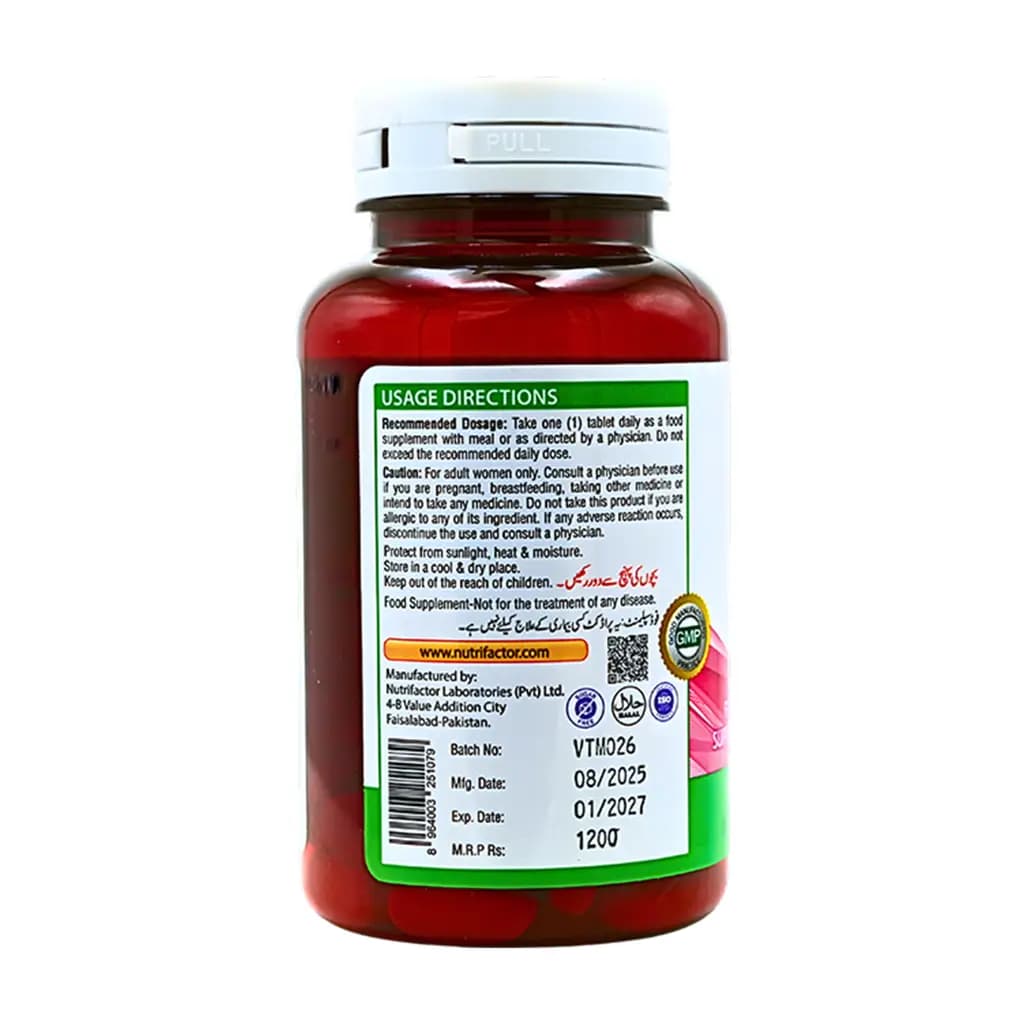 Nutrifactor Vitamom increases blood levels and prevents weakness and fatigue