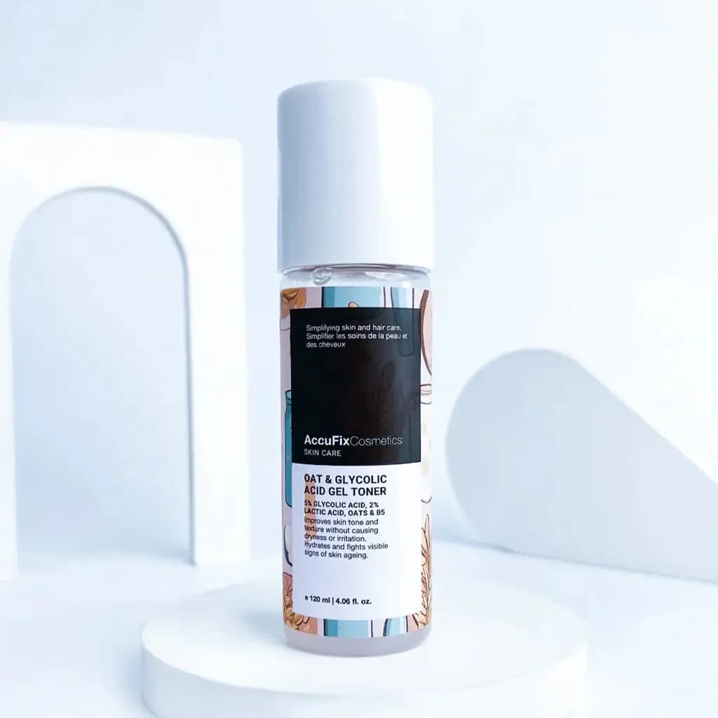 Accufix Oat & Glycolic Acid Gel Toner 