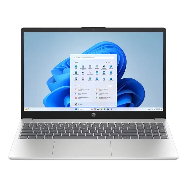 HP Notebook 15.6 FHD Laptop with Microsoft Office 365, 16GB DDR4 RAM, and 256GB SSD - View 1