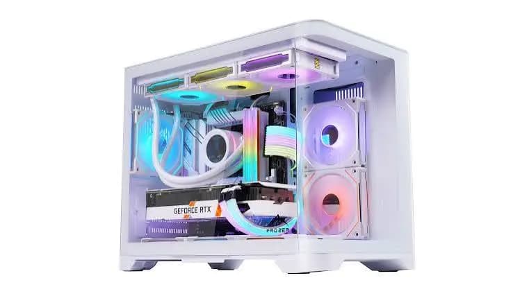 Frozer Space White MT-ATX Gaming Case - View 1