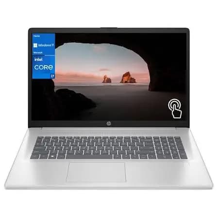 HP Essential 17t Business Laptop, 17.3" HD+ Touchscreen Intel Core i7 - View 1