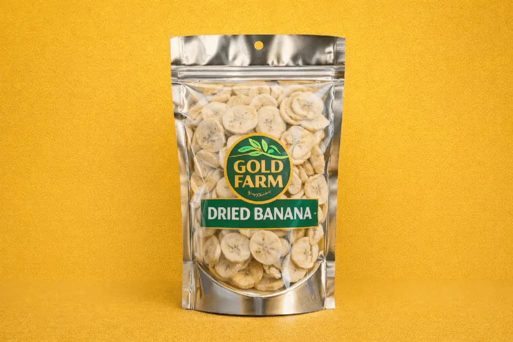 Natural Dried Banana Chips | Gold Farm
