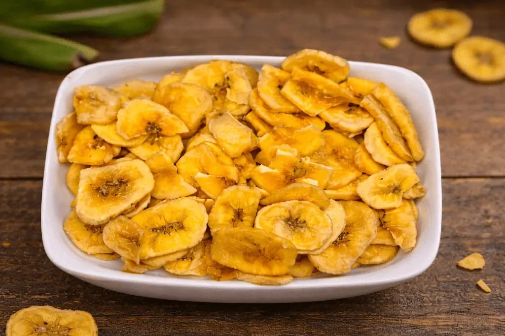 Natural Dried Banana Chips | Gold Farm