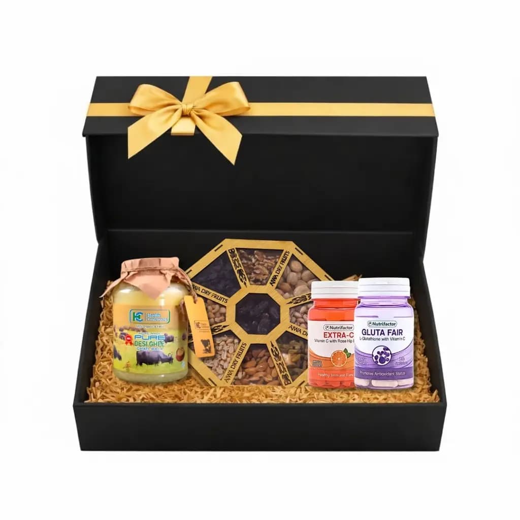 Royal 6 Nuts &amp; Honey Ramzan Gift Box – Premium Healthy Gift
