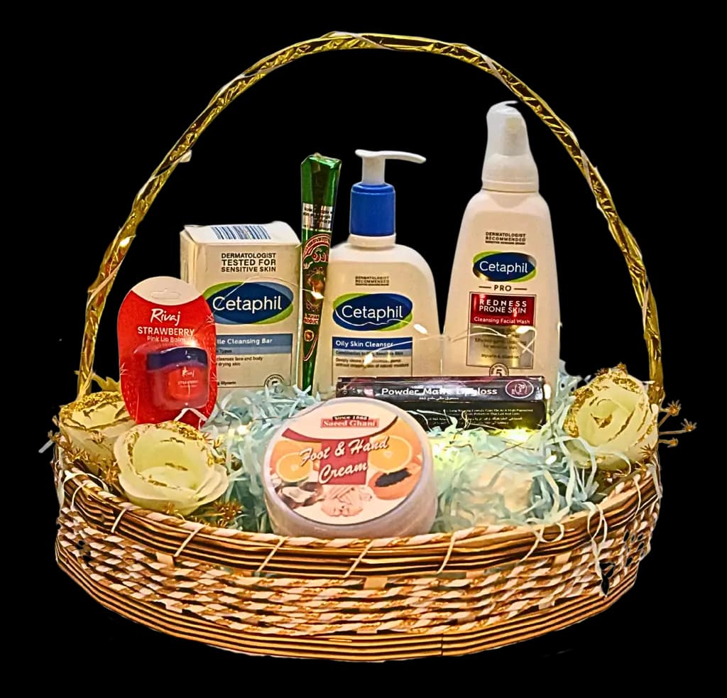 Eid Festive Beauty Bundle for Girls – Complete Skincare, Makeup &amp; Traditional Outfit Set