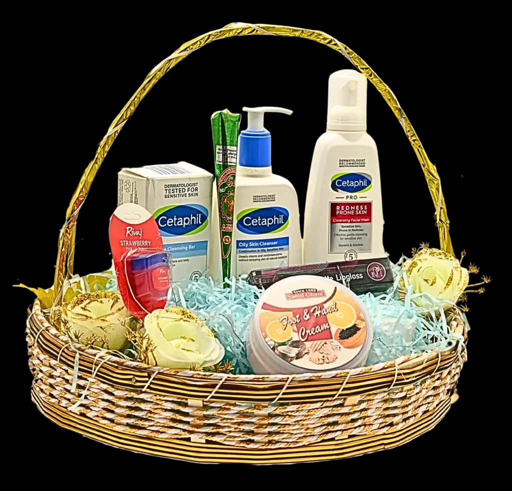 Eid Festive Beauty Bundle for Girls – Complete Skincare, Makeup &amp; Traditional Outfit Set