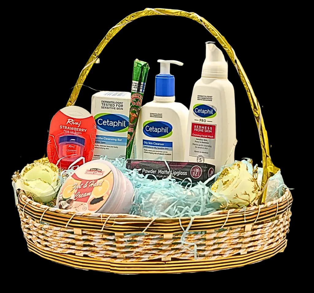 Eid Festive Beauty Bundle for Girls – Complete Skincare, Makeup &amp; Traditional Outfit Set