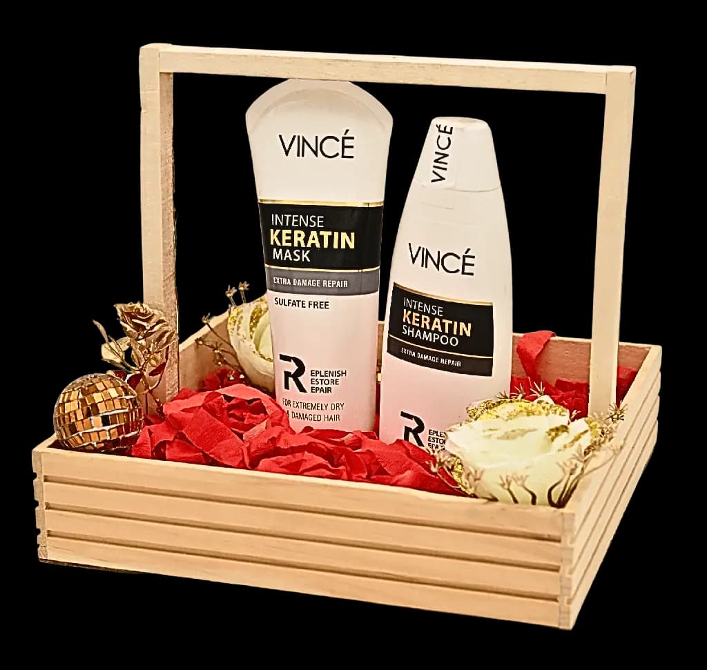 Eid Shine Haircare Gift Set – Intense Keratin Repair Bundle for Frizz-Free, Silky Hair