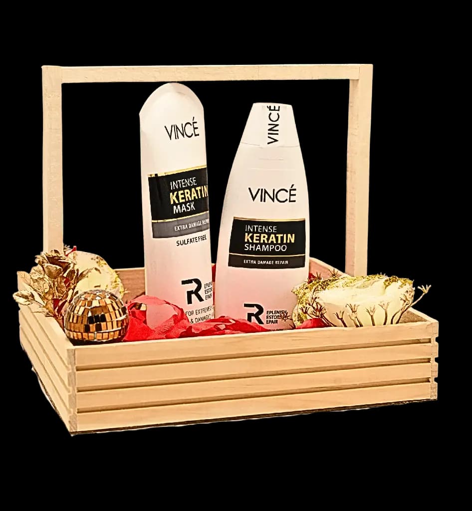 Eid Shine Haircare Gift Set – Intense Keratin Repair Bundle for Frizz-Free, Silky Hair