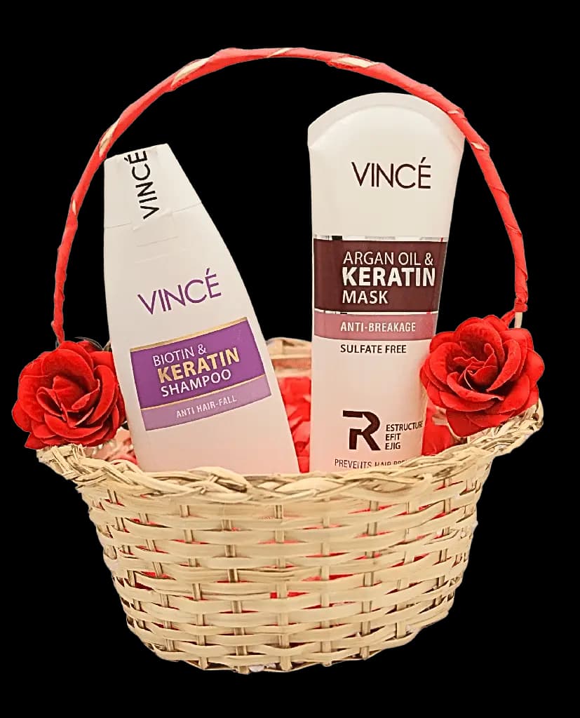 Argan Oil &amp; Keratin Hair Care Bundle – Shampoo, Repair Mask &amp; Conditioner