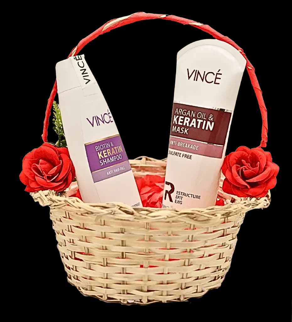 Argan Oil &amp; Keratin Hair Care Bundle – Shampoo, Repair Mask &amp; Conditioner
