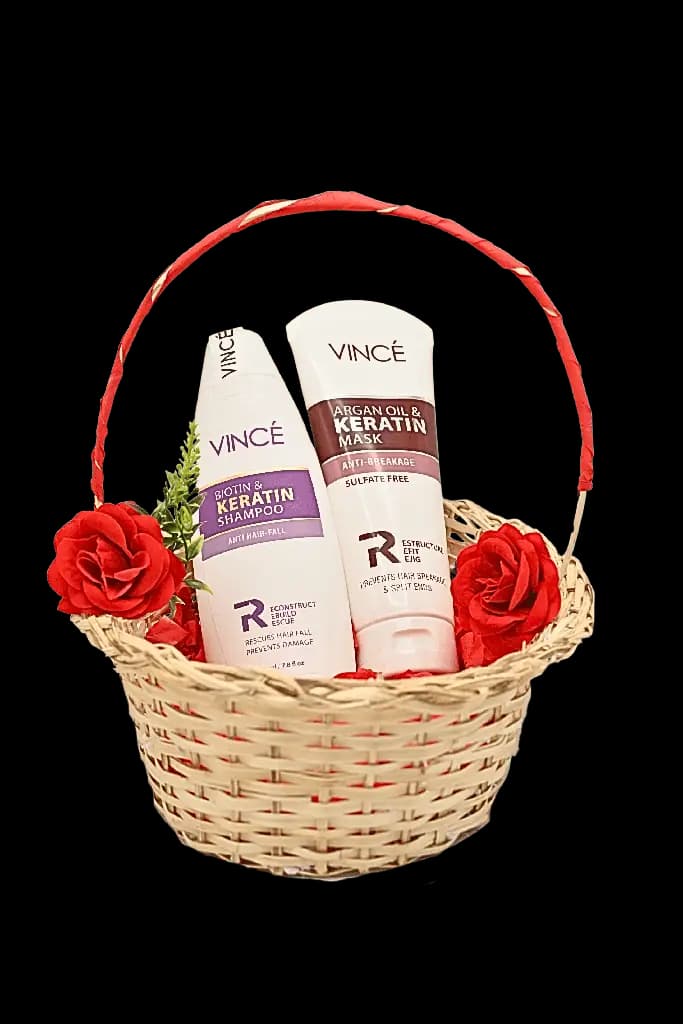 Argan Oil &amp; Keratin Hair Care Bundle – Shampoo, Repair Mask &amp; Conditioner