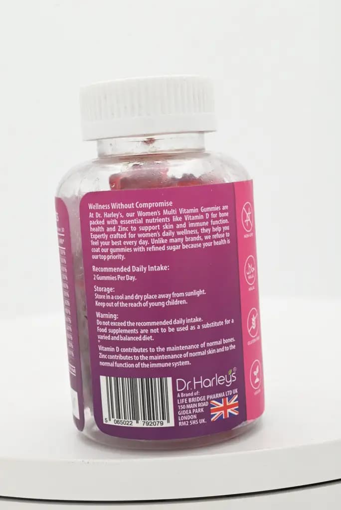 Dr. Harley’s Women Multivitamin Gummies for Energy, Immunity &amp; Hair Skin Support