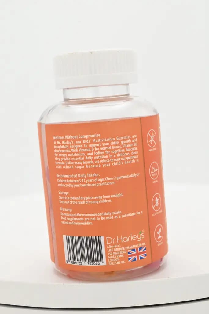 Dr. Harley’s Kids Multivitamin Gummies for Growth, Immunity &amp; Daily Nutrition