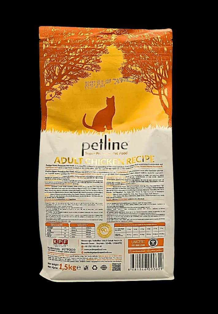 Petline Super Premium Adult Cat Food – Chicken Selection