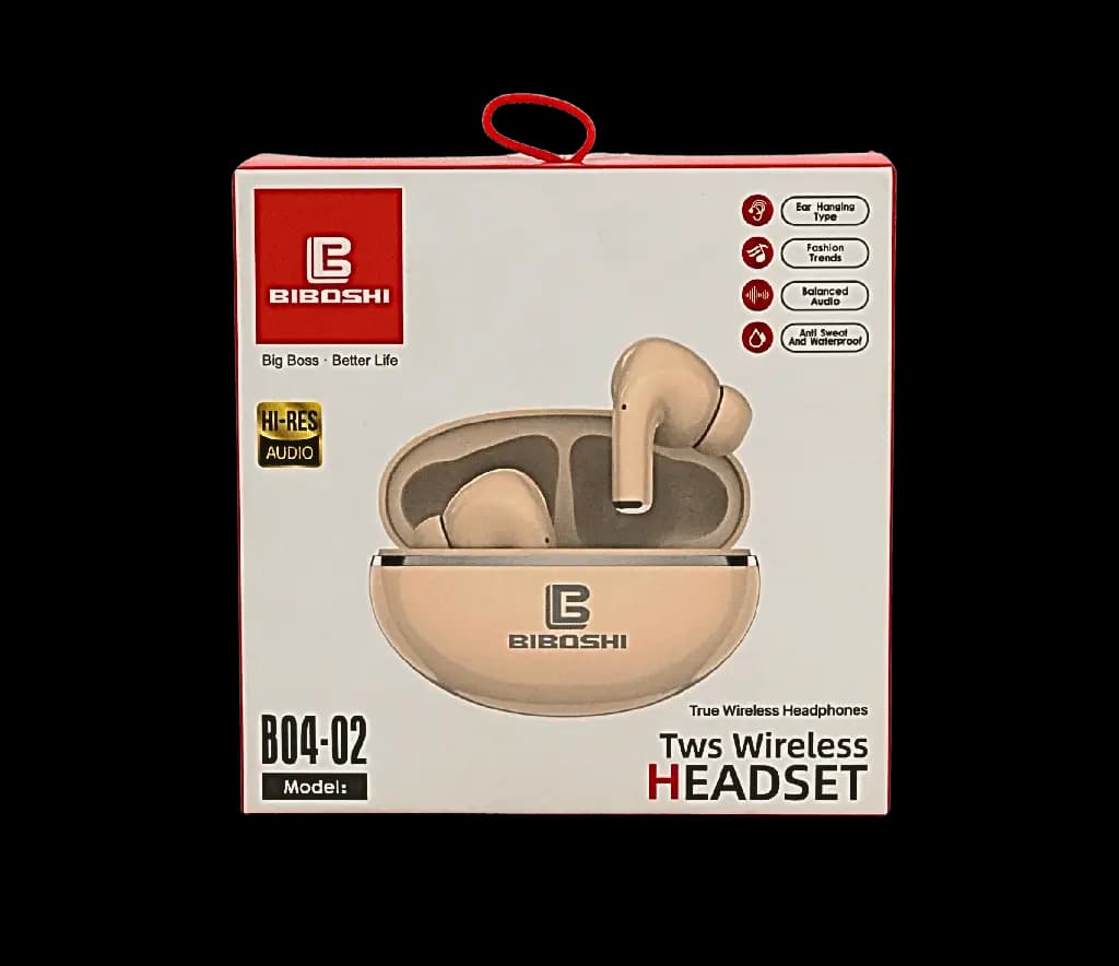 BIBOSHI B04-02 Whale Cavity Stereo True Wireless Headphones