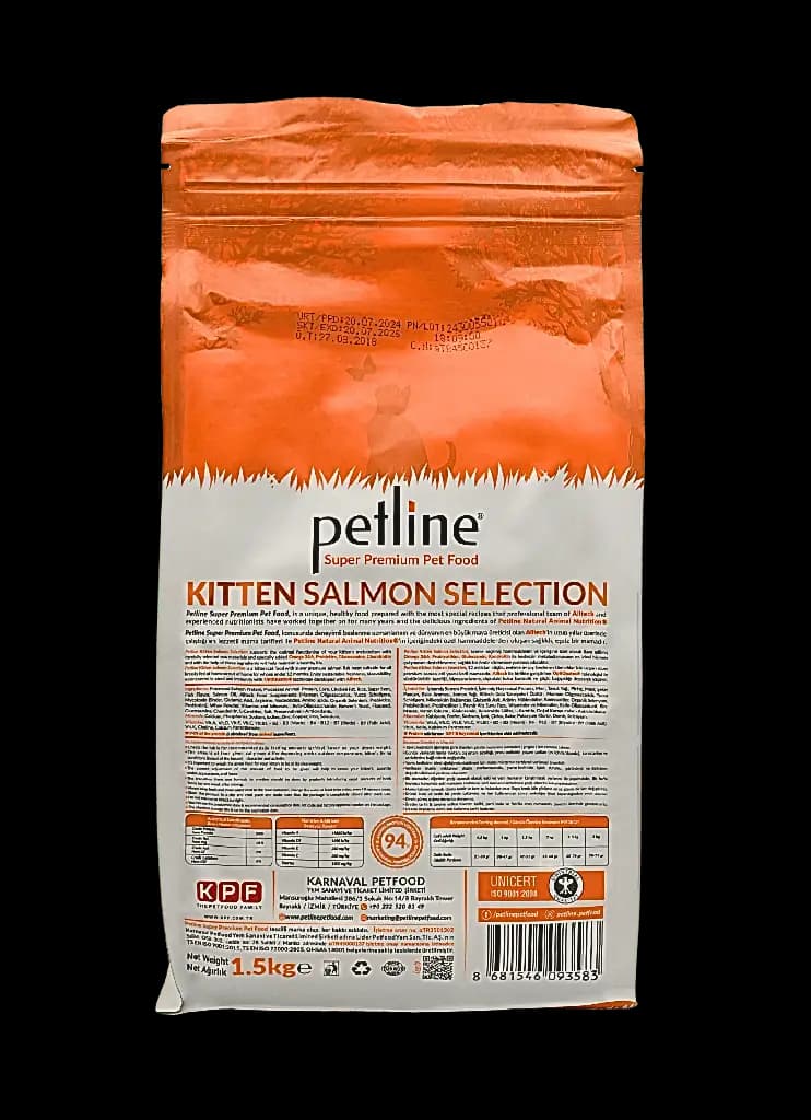 Petline Super Premium Kitten Food Salmon Selection 1.5 Kg