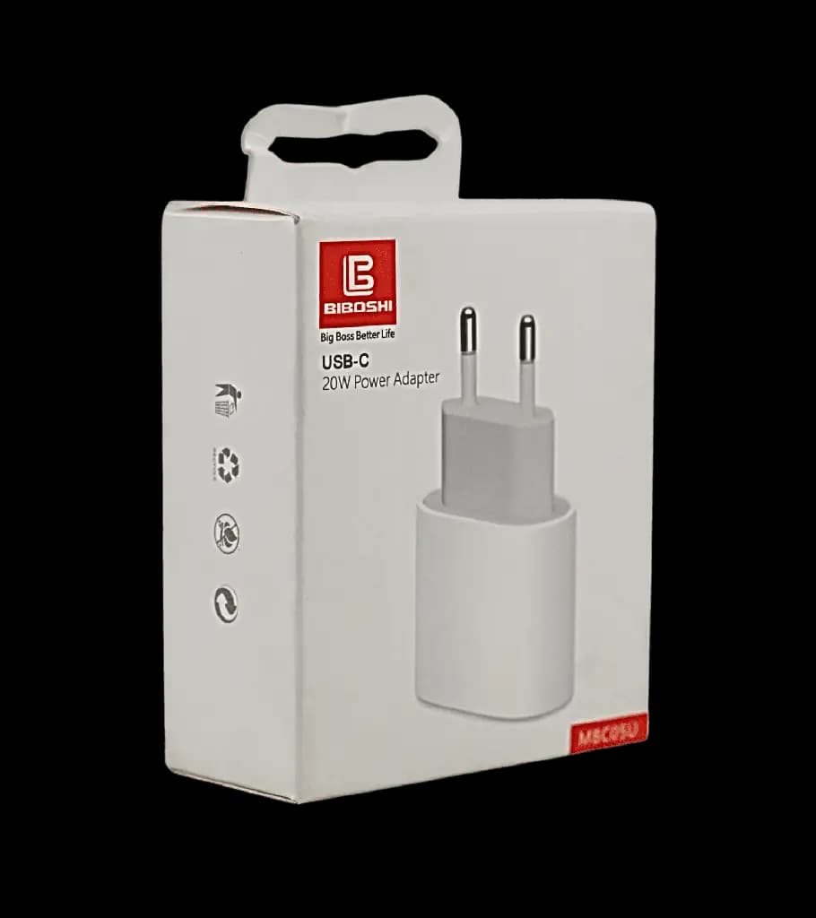 BIBOSHI 20W USB-C Fast Charging Power Adapter