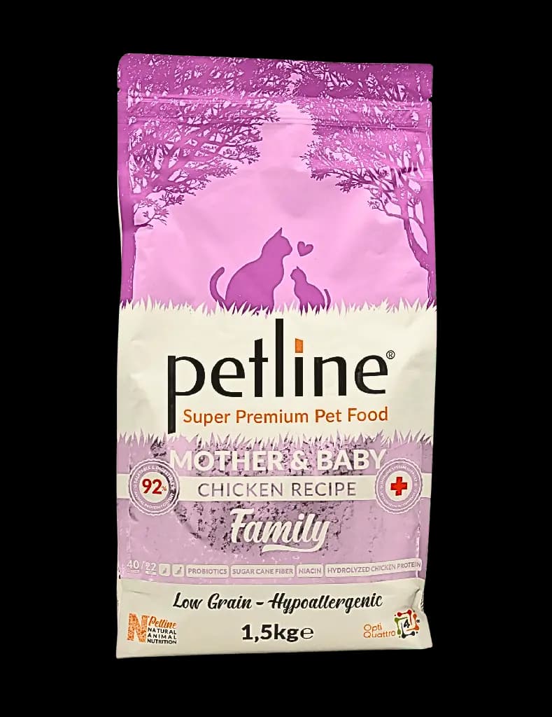 Petline Super Premium Mother and Baby Cat Food – Chicken Selection