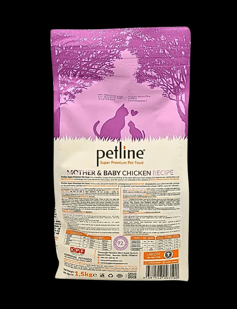 Petline Super Premium Mother and Baby Cat Food – Chicken Selection