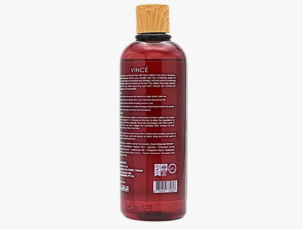 sulphate free onion